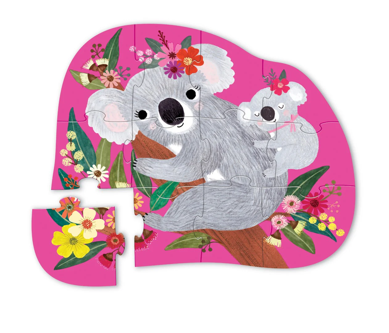 Mini Puzzle 12 Piece - Koala Cuddle - Image 2