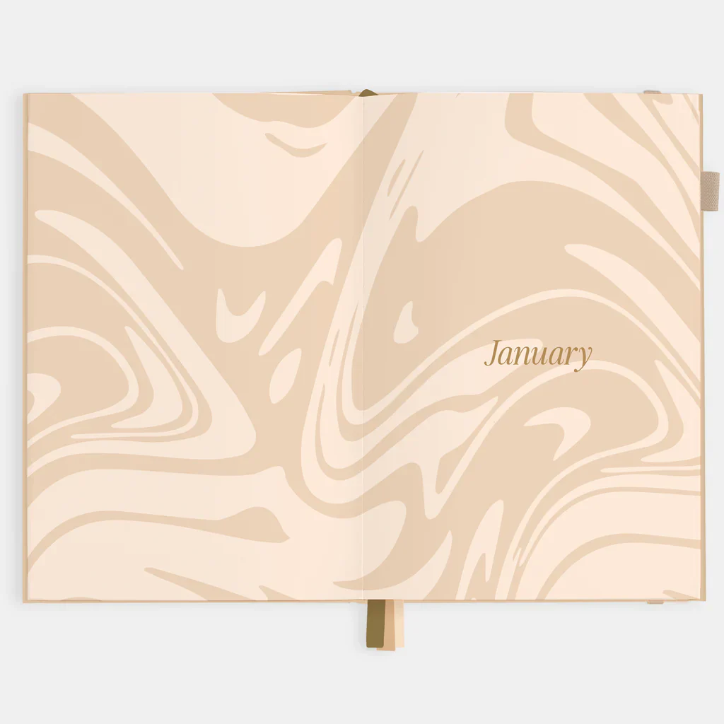 2026 A5 Horizontal Planner - Taupe - Image 3