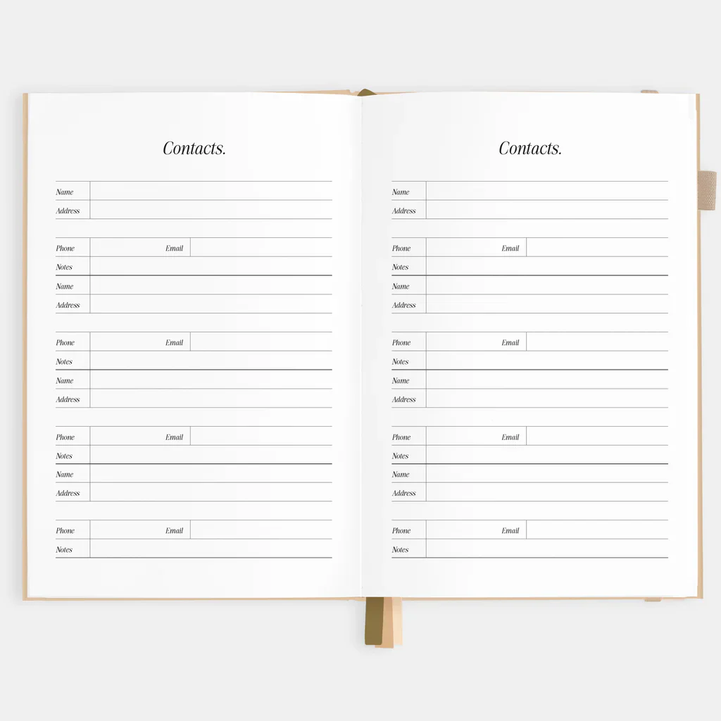 2026 A5 Horizontal Planner - Taupe - Image 6