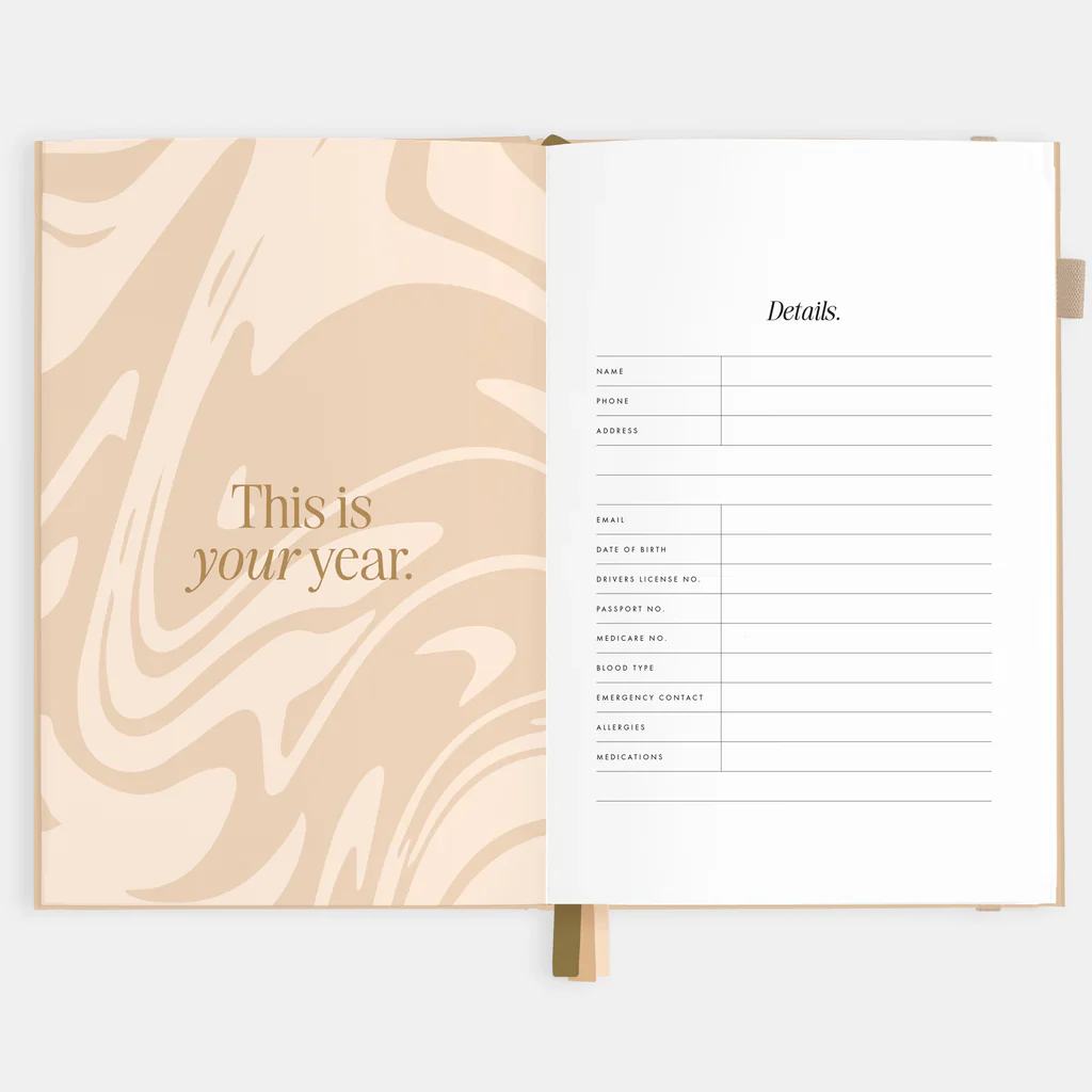 2026 A5 Horizontal Planner - Taupe - Image 8