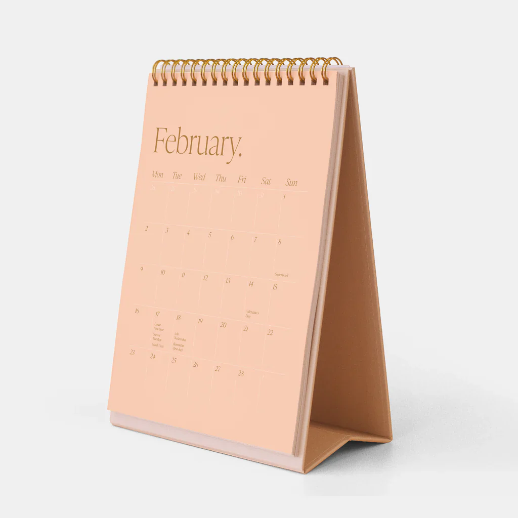 2026 Minimal Desk Calendar - Image 5