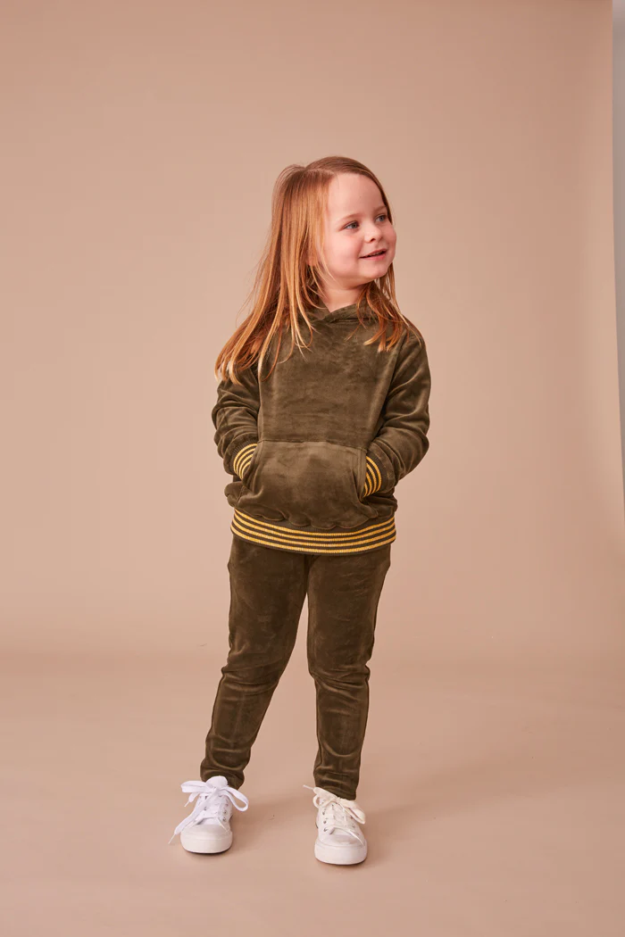 Milky Baby Velour Tipping Hood - Image 3