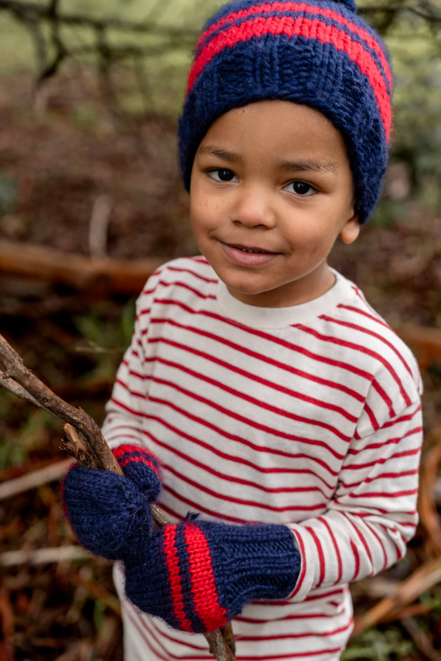 Acorn 80s Beanie - Navy - Image 4