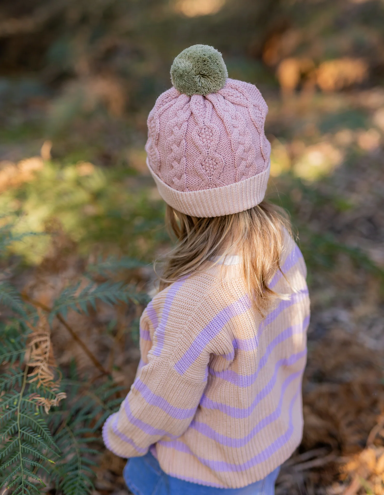 Acorn August Merino Beanie Dusty Pink - Image 5