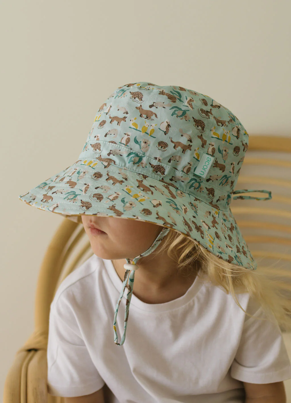 Aussie Bush Friends Wide Brim Bucket Hat - Image 2