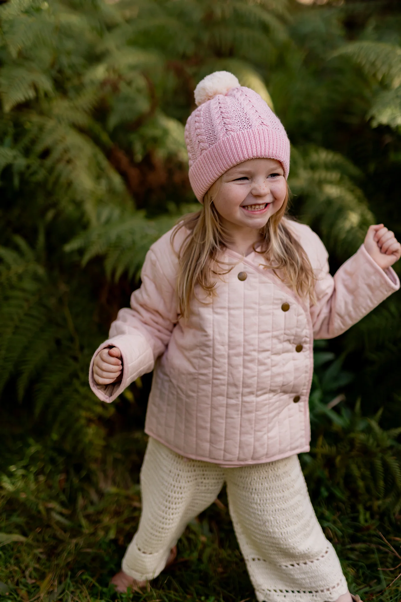 Acorn Copenhagen Merino Beanie Pink - Image 2