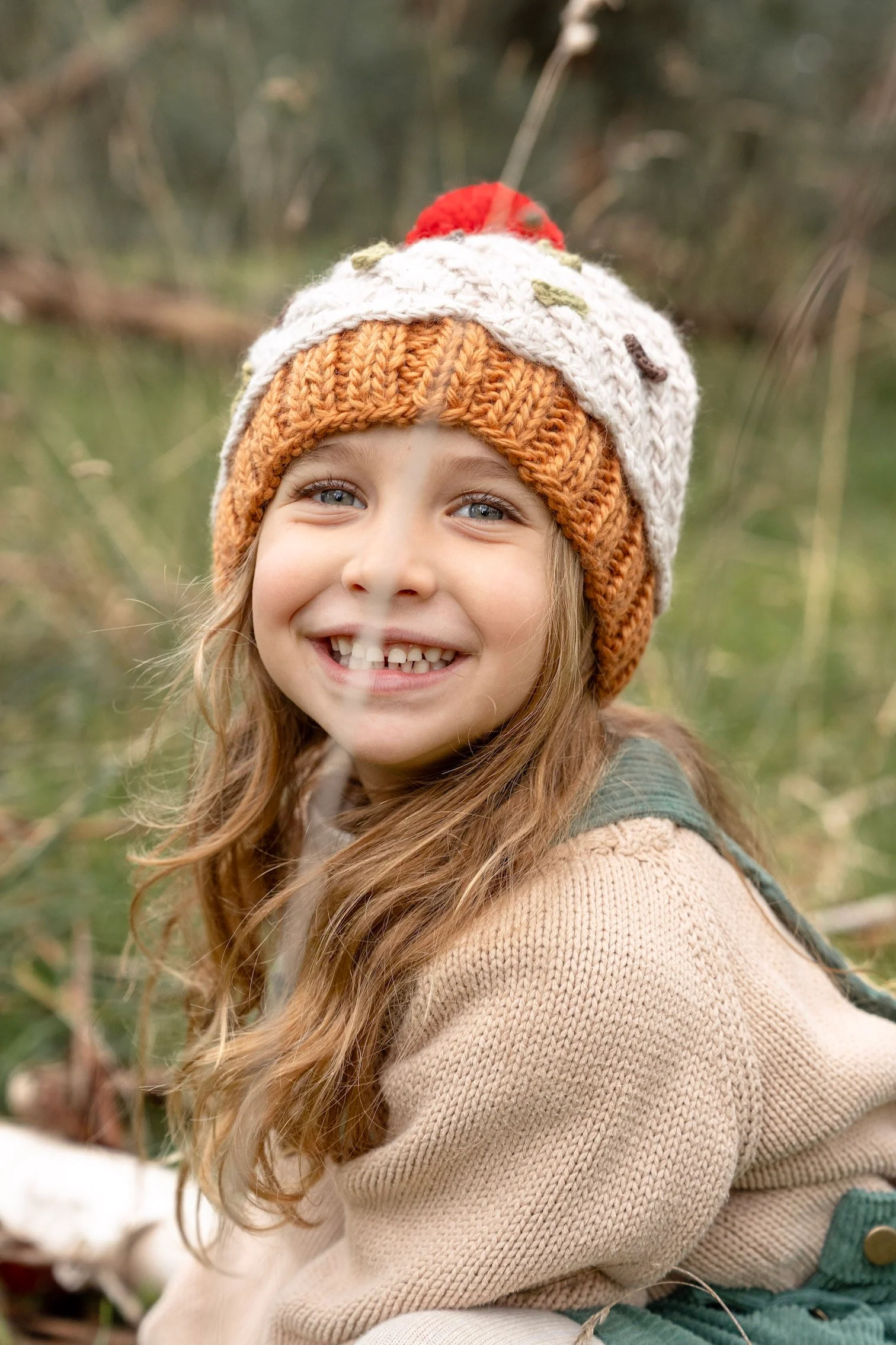 Acorn Cupcake Beanie - Green - Image 5
