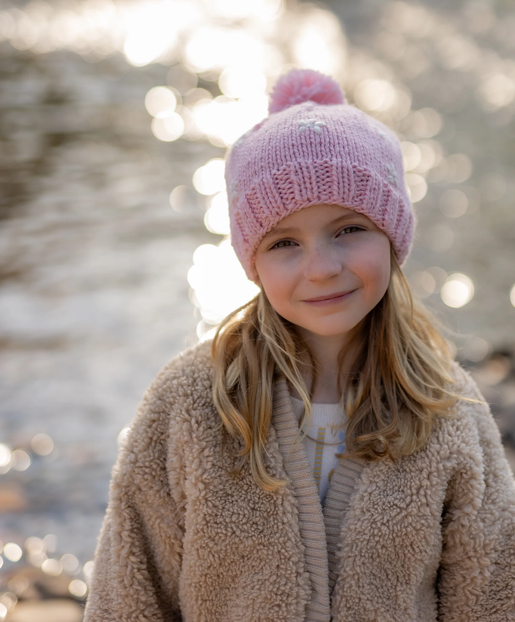 Daisy Beanie Pink - Image 2
