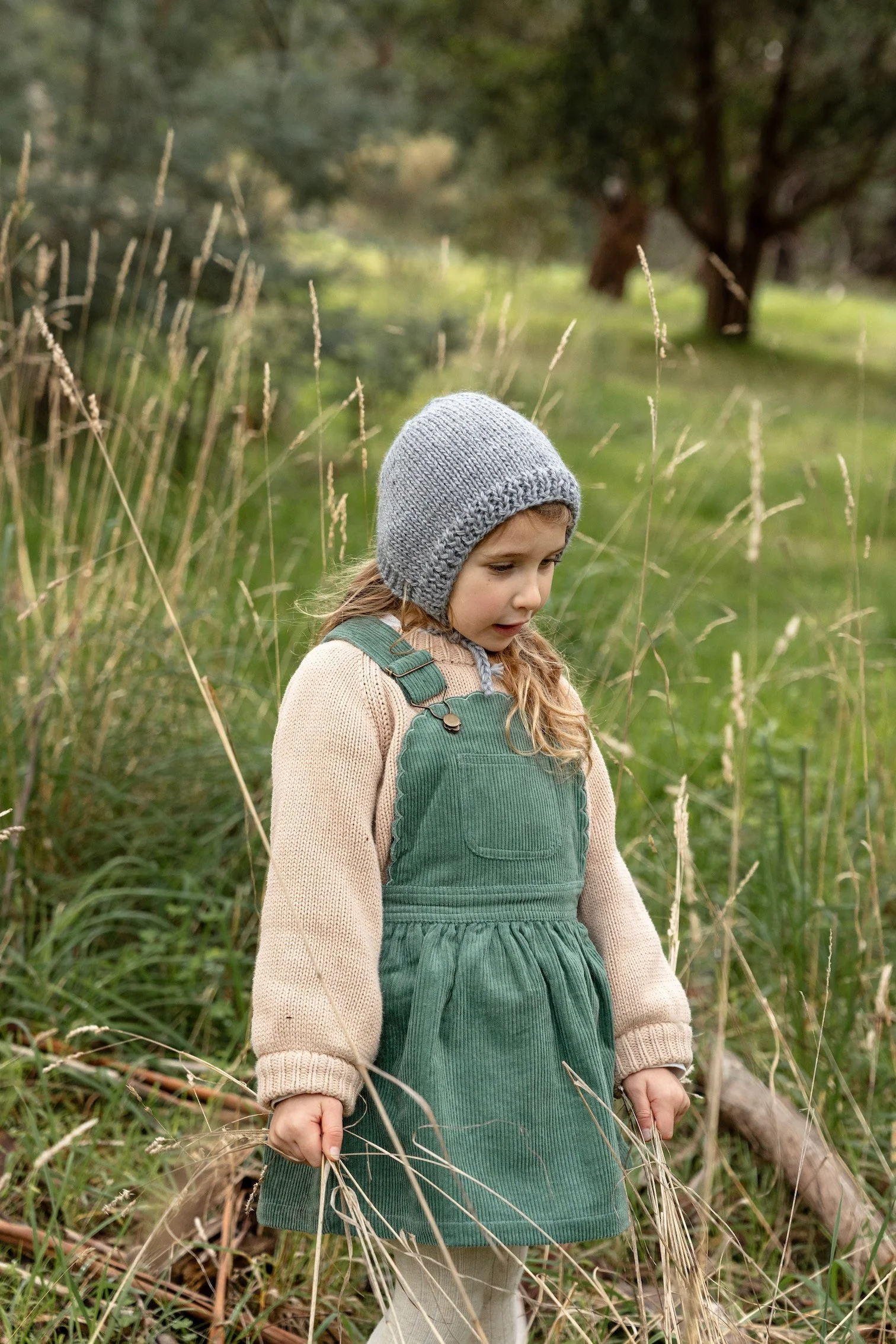 Flowers Bonnet - Grey - Image 4