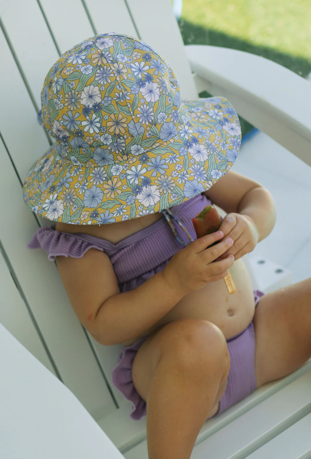 Gardenia Wide Brim Sun Hat - Image 4