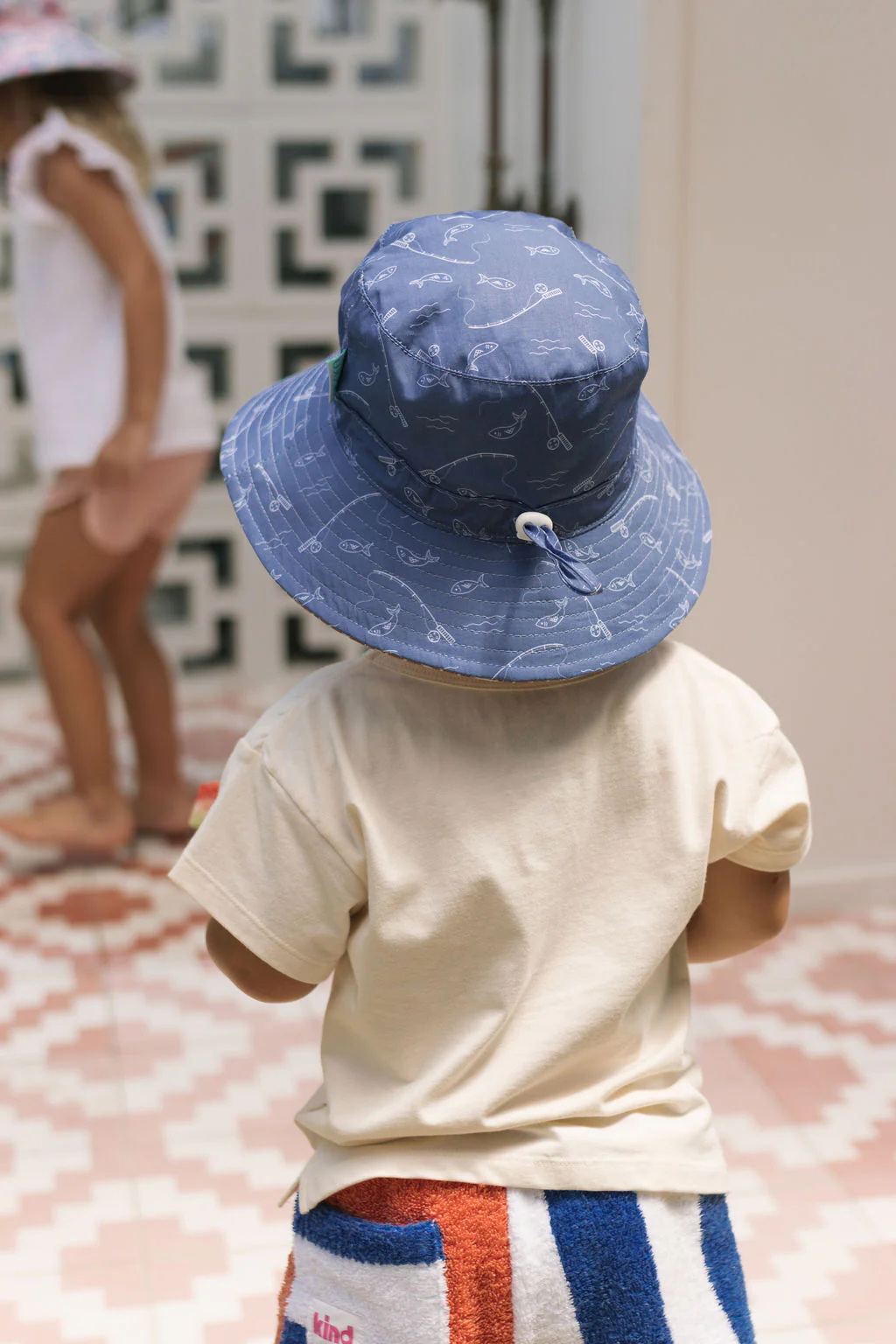 Gone Fishing Wide Brim Bucket Hat - Image 6