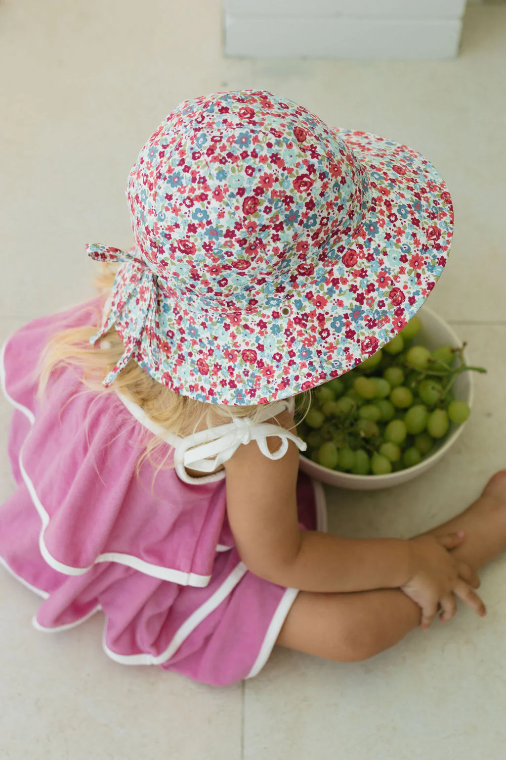 Heather Wide Brim Reversible Sun Hat - Image 2