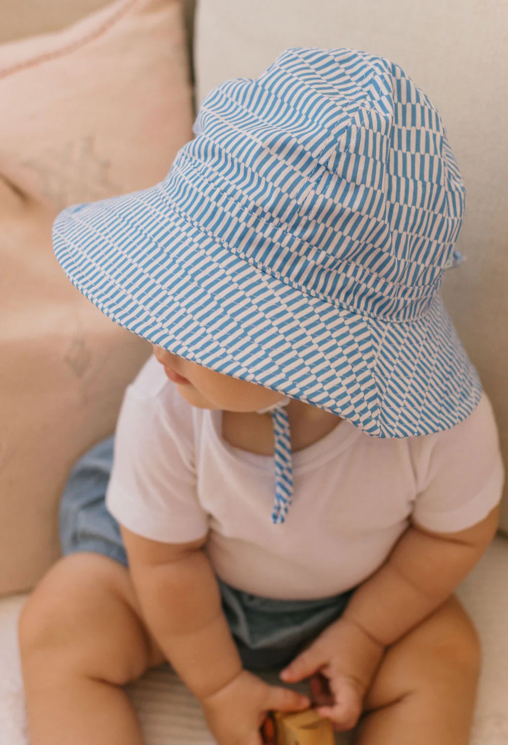 Mykonos Wide Brim Infant Hat - Image 5