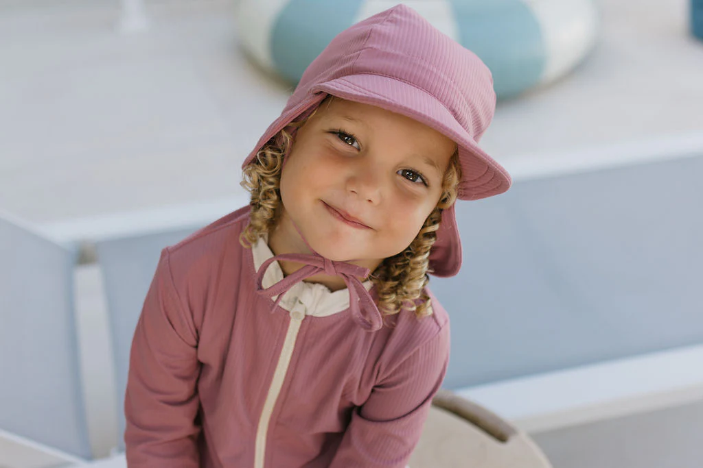 Wild Rose Swim Flap Cap Dusty - Image 5