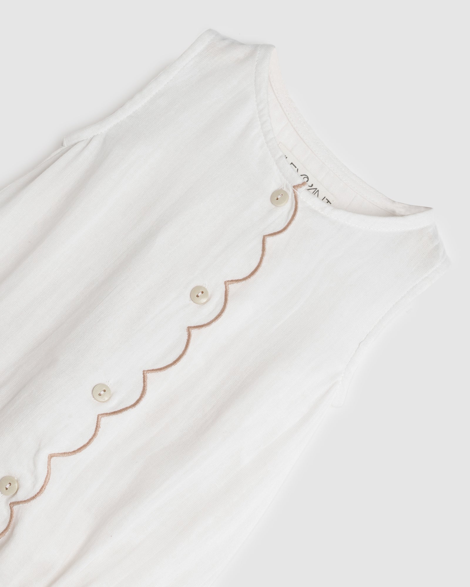 Alex and Ant Bonnie Playsuit - White - Image 5
