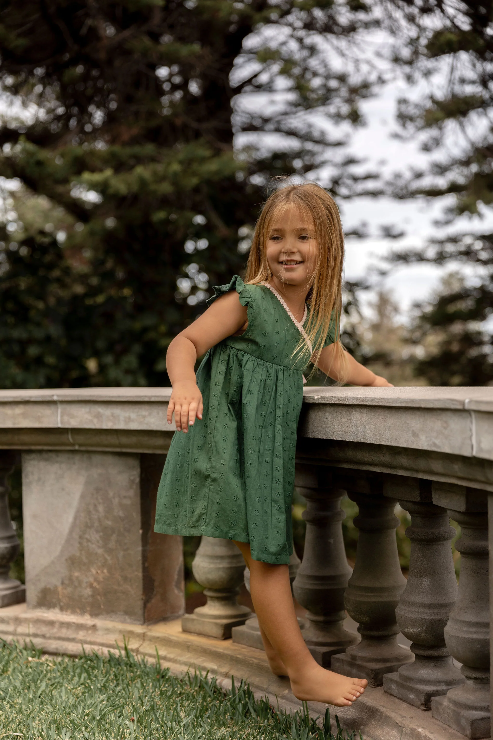 Daisy Dress - Eucalyptus - Image 3