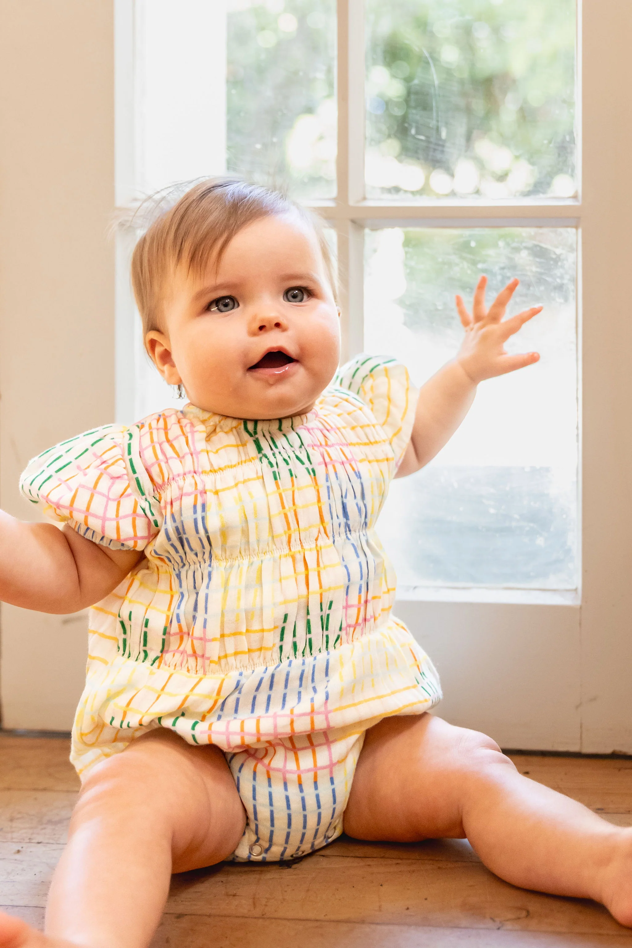 Alex and Ant Saskia Playsuit - Crazy Gingham - Image 3