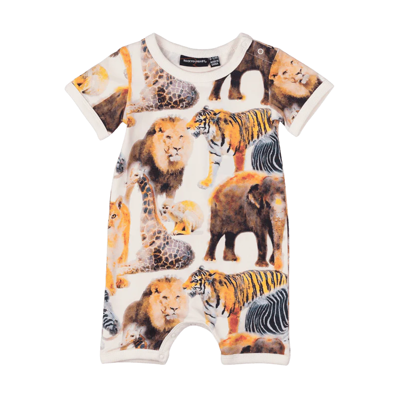 Rock Your Baby Safari Playsuit