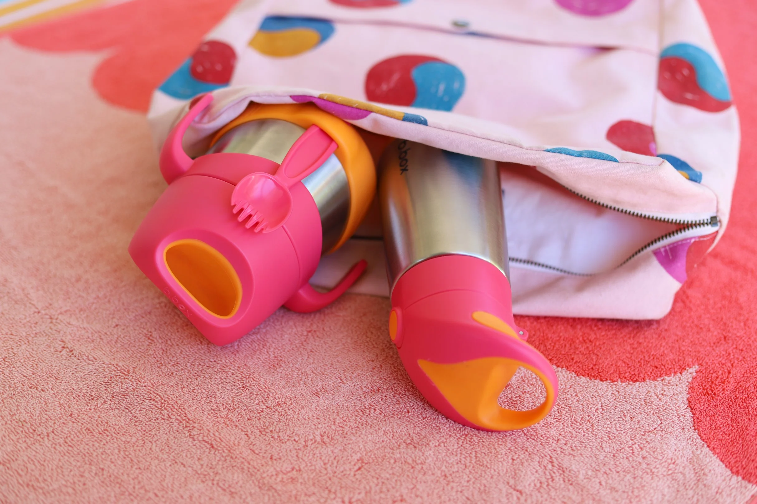 Insulated Drink Bottle 350ml - Strawberry Shake - Image 2