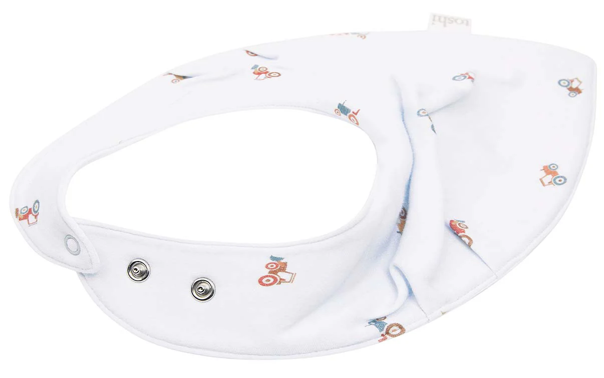 Toshi Baby Bandana Bib - Mr Tractor - Image 3