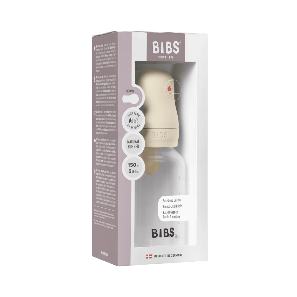 Baby Bottle Complete Set 150ml Latex -Ivory - Image 3