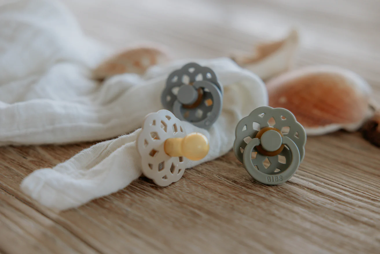 Boheme Pacifier 2 Pack - Ivory/Sage - Image 10