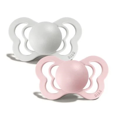 Couture Silicone Pacifier 2 Pack  - Haze/Blossom - Image 2