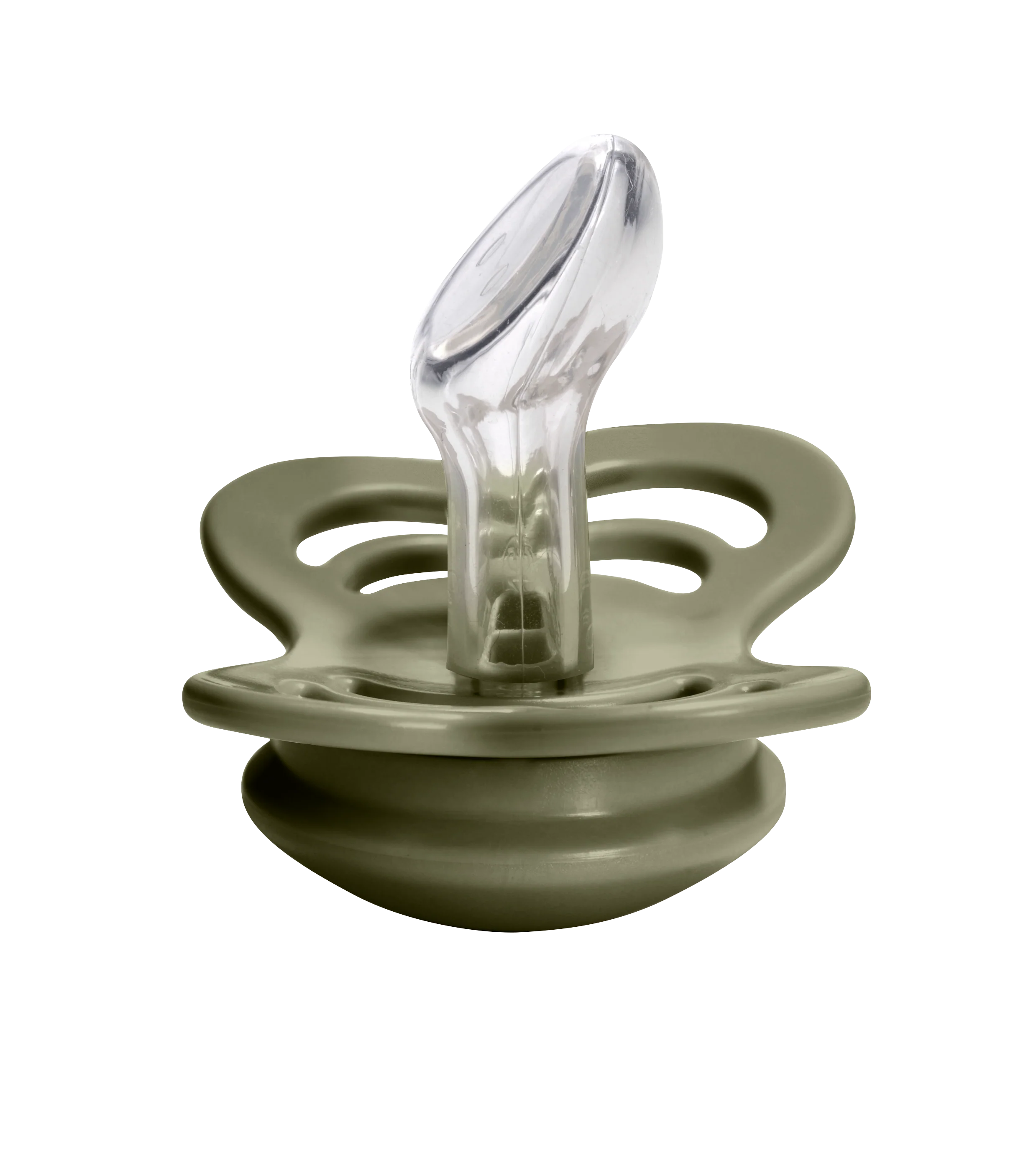 Couture Silicone Pacifier 2 Pack  - Vanilla/Olive - Image 2