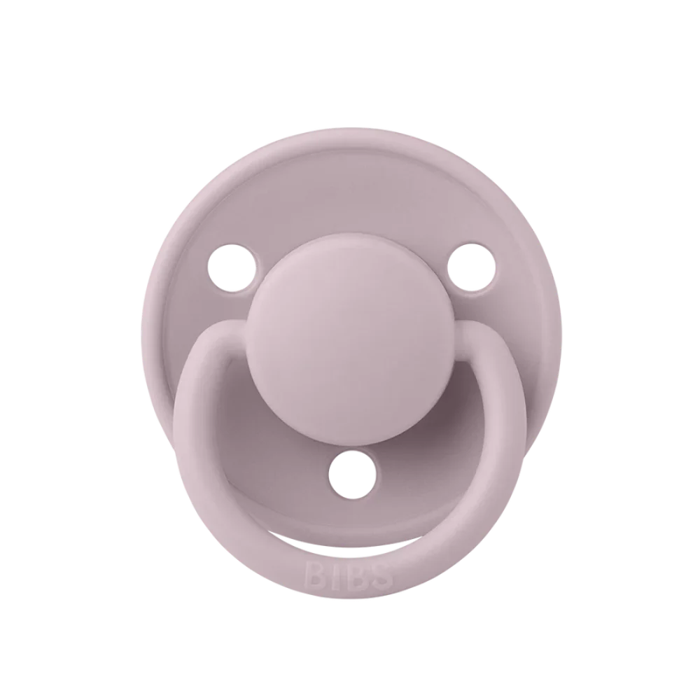 De Lux Silicone Pacifier 2 Pack - Blossom/Dusky Lilac - Image 4