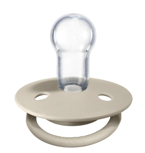 De Lux Silicone Pacifier 2 Pack - Vanilla/Dark Oak - Image 3