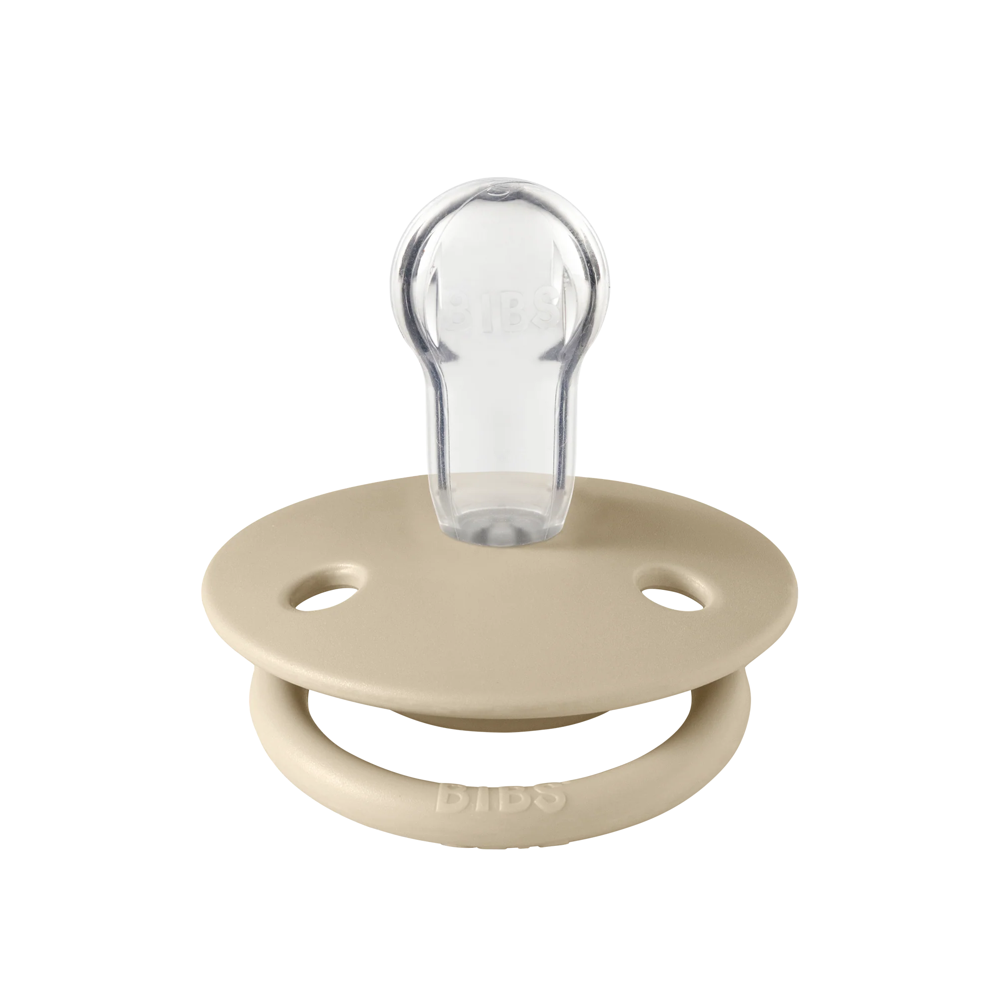 De Lux Silicone Pacifier 2 Pack - Vanilla/Peach - Image 2