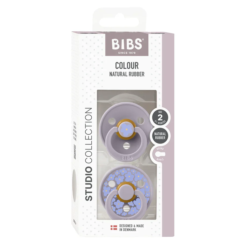 Studio Colour Pacifier 2 Pack - Jasmine Fossil GreyMix - Image 2
