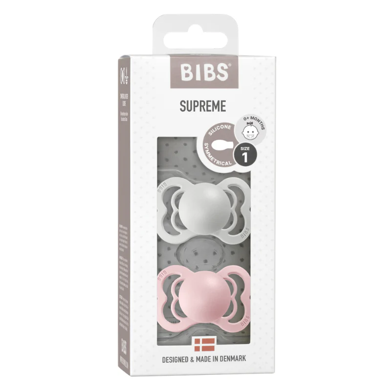 Supreme Silicone Pacifier 2 Pack - Blossom/Haze - Image 2