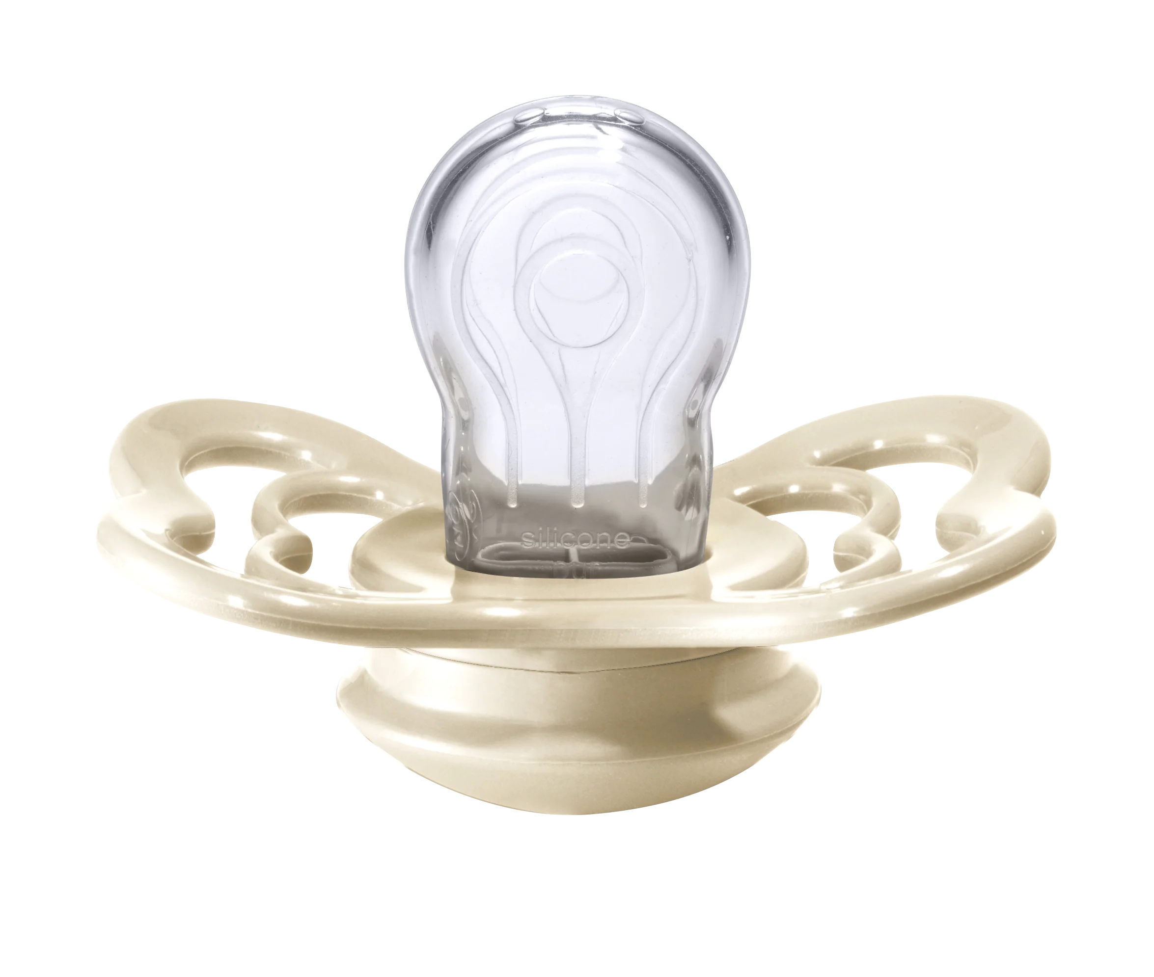 Supreme Silicone Pacifier 2 Pack - Ivory/Sage - Image 4