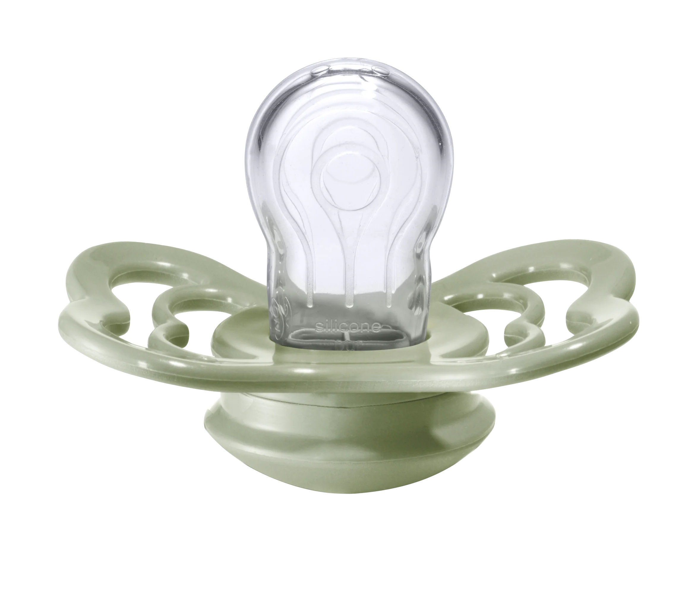Supreme Silicone Pacifier 2 Pack - Ivory/Sage - Image 6