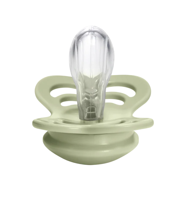 Supreme Silicone Pacifier 2 Pack - Ivory/Sage - Image 7