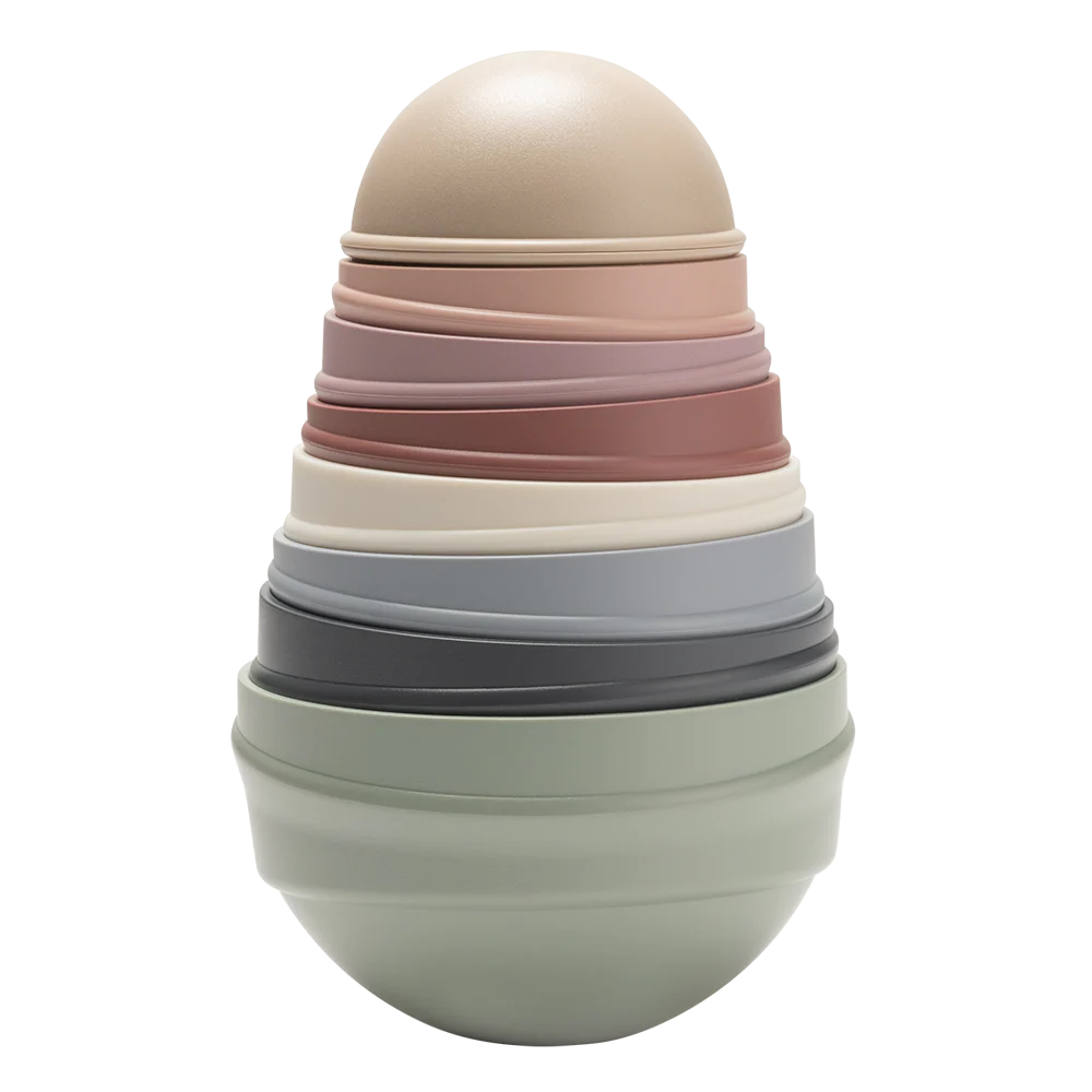 Wobbly Tower - Pastel Rainbow