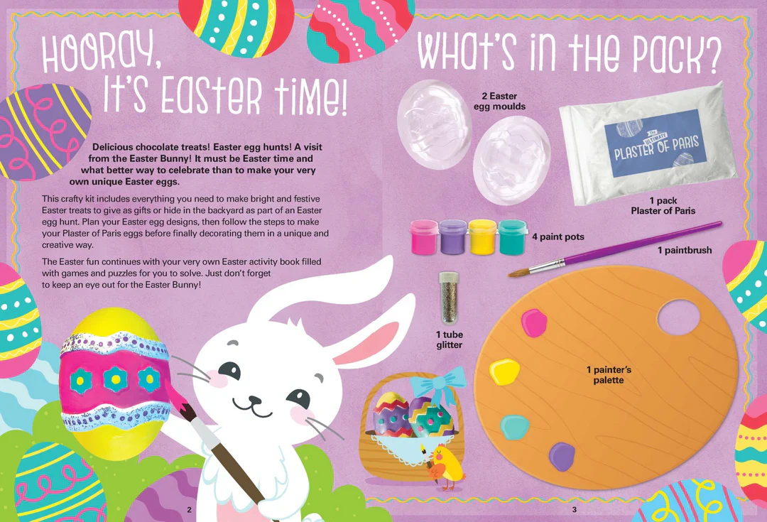 Book and Kit - Paint Your Own Easter Eggs - Image 2