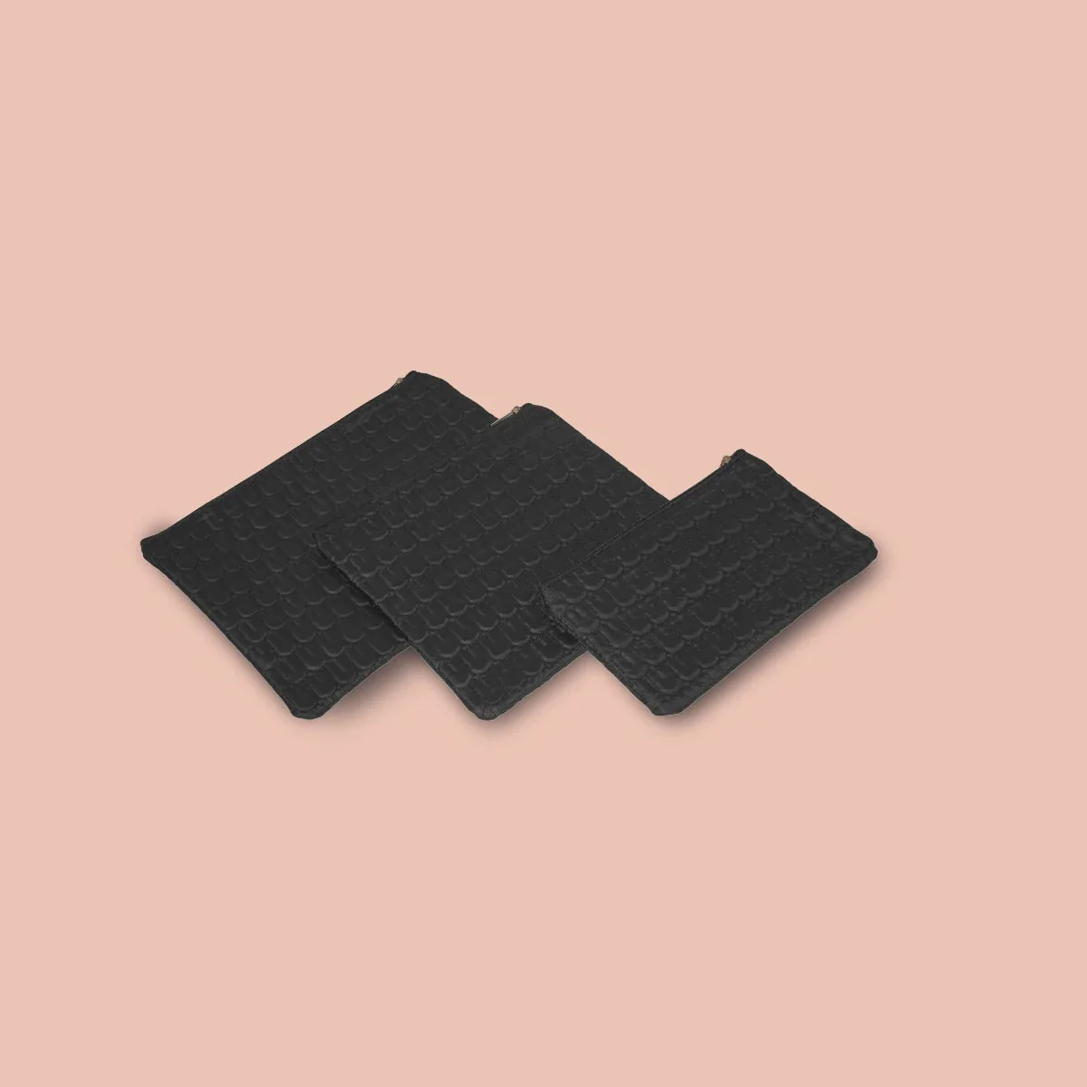 Bunnie Pouch Set - Black - Image 4