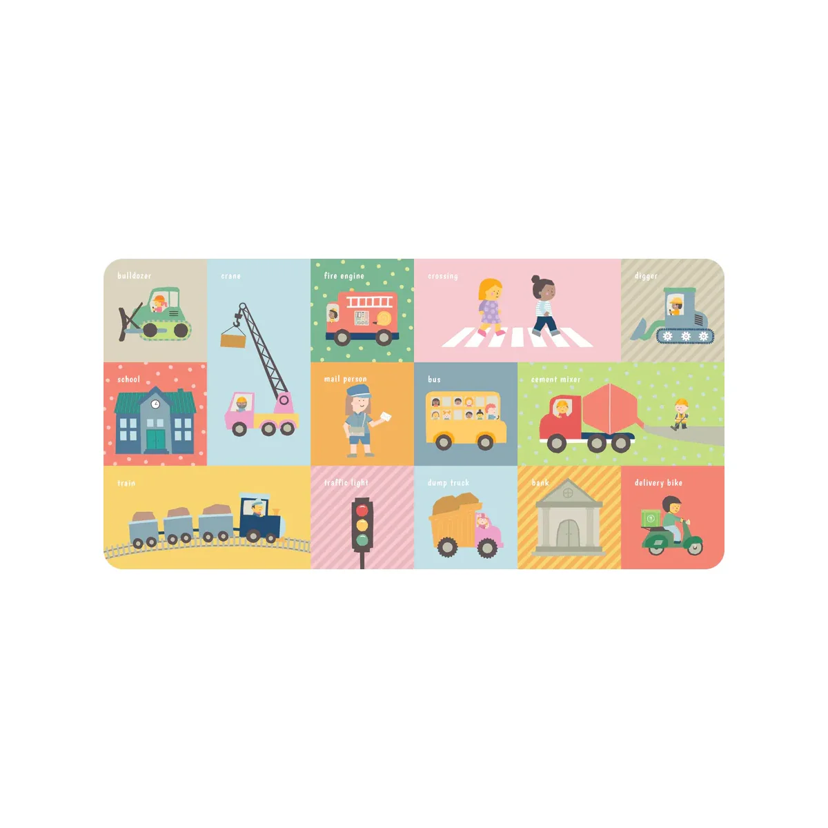 Chunky Ribbon Tabbed Board Book - First 200 Words - Image 4