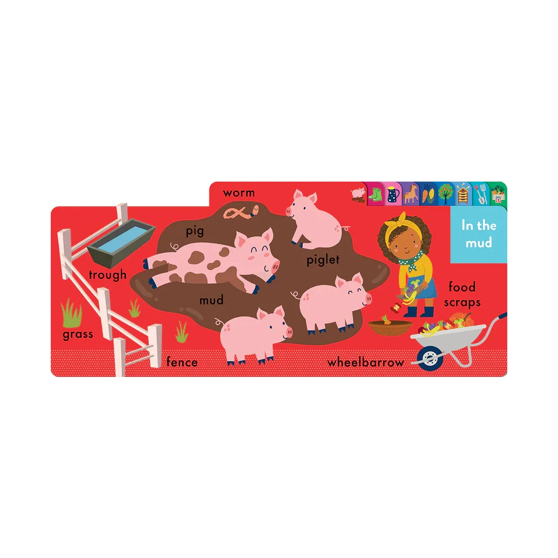 Chunky Tabbed Board Book - On the Farm - Image 5