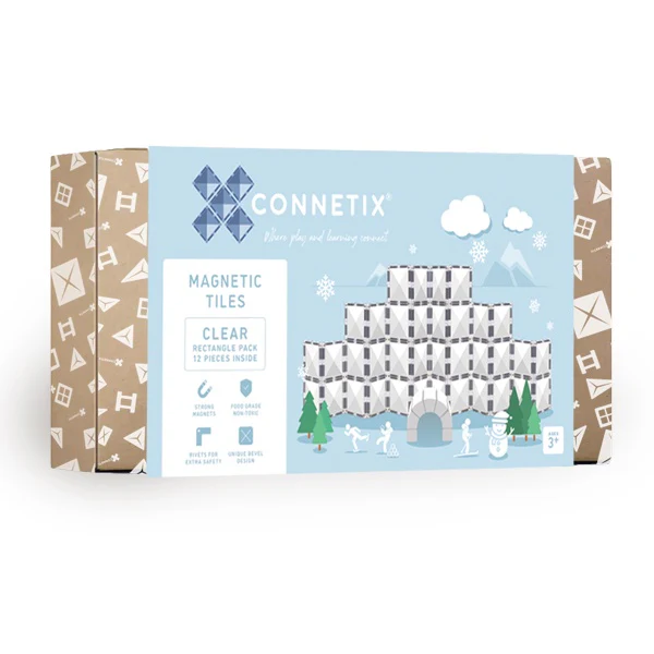 12 Piece Rectangle Set | Clear