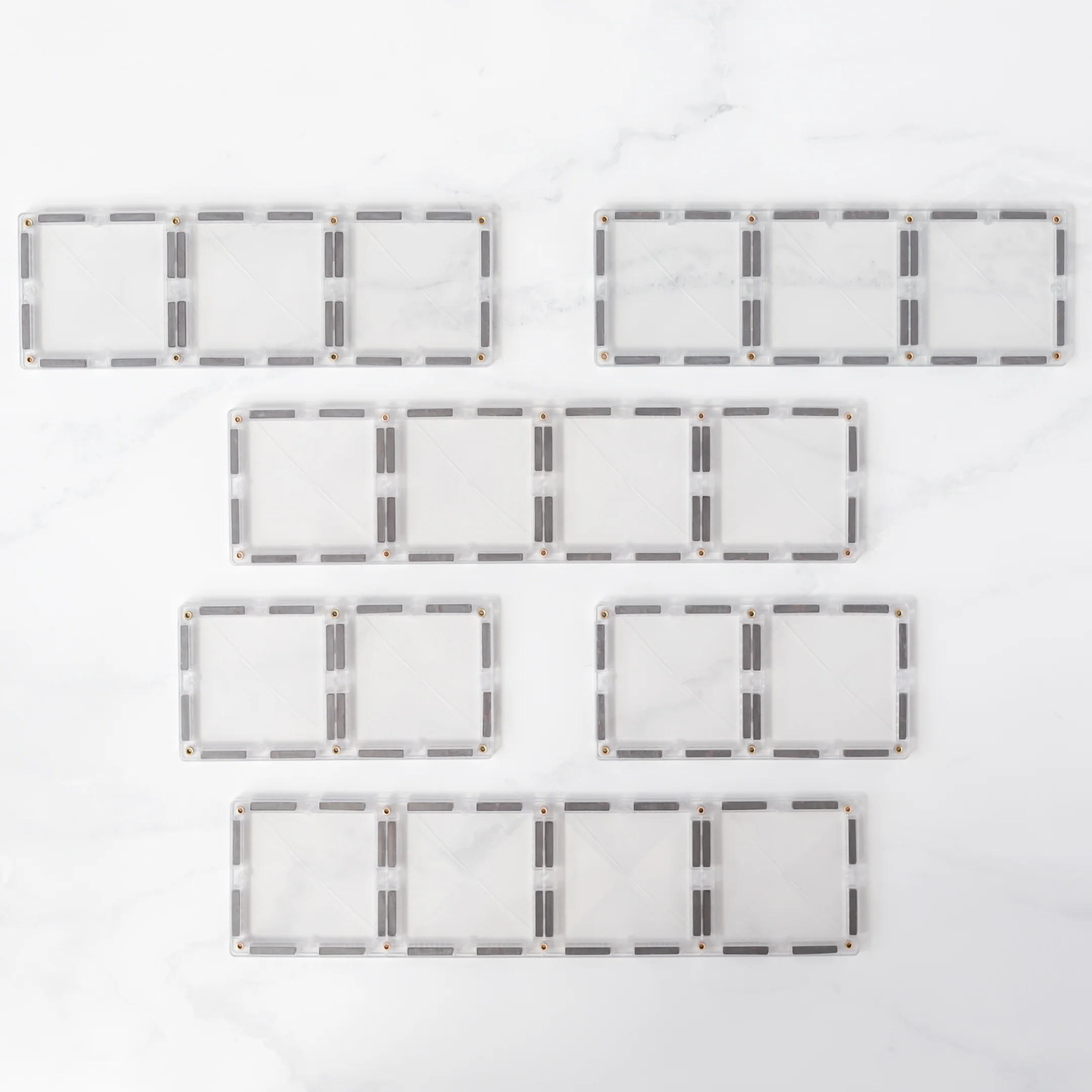 12 Piece Rectangle Set | Clear - Image 4