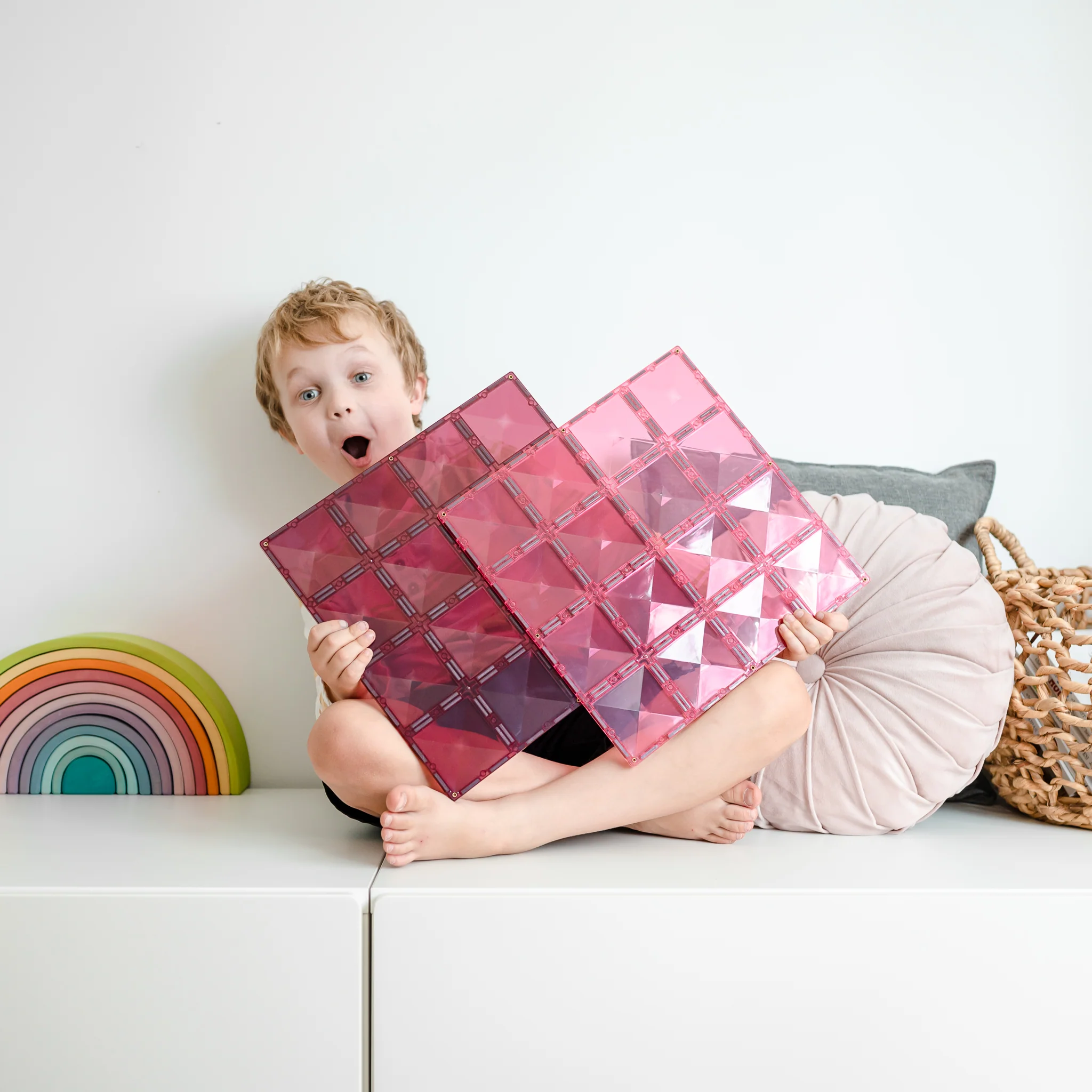2 Piece Base Plate Set | Pink/Berry - Image 2