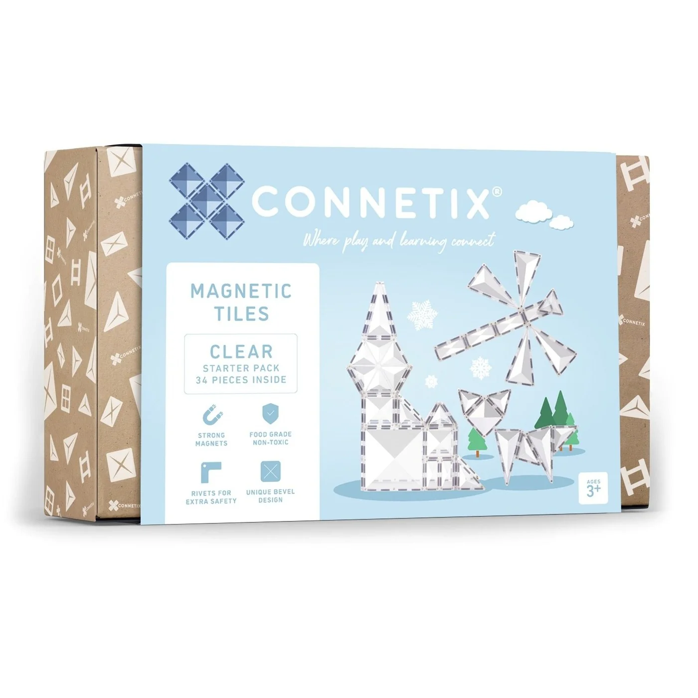 34 Piece Starter Set | Clear