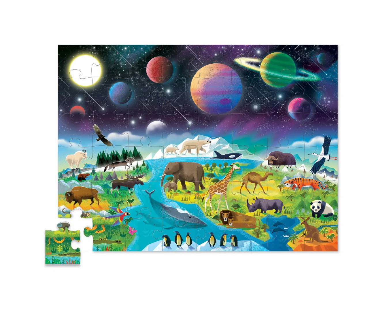 Above and Below Puzzle 48 Piece - Earth and Space - Image 3