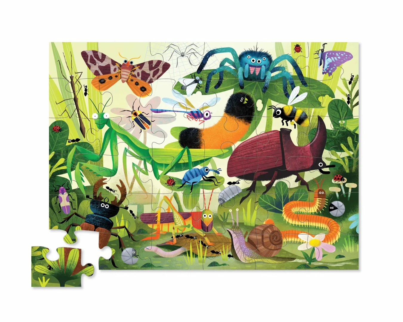 Classic Floor Puzzle 36 Piece - Backyard Bugs - Image 3