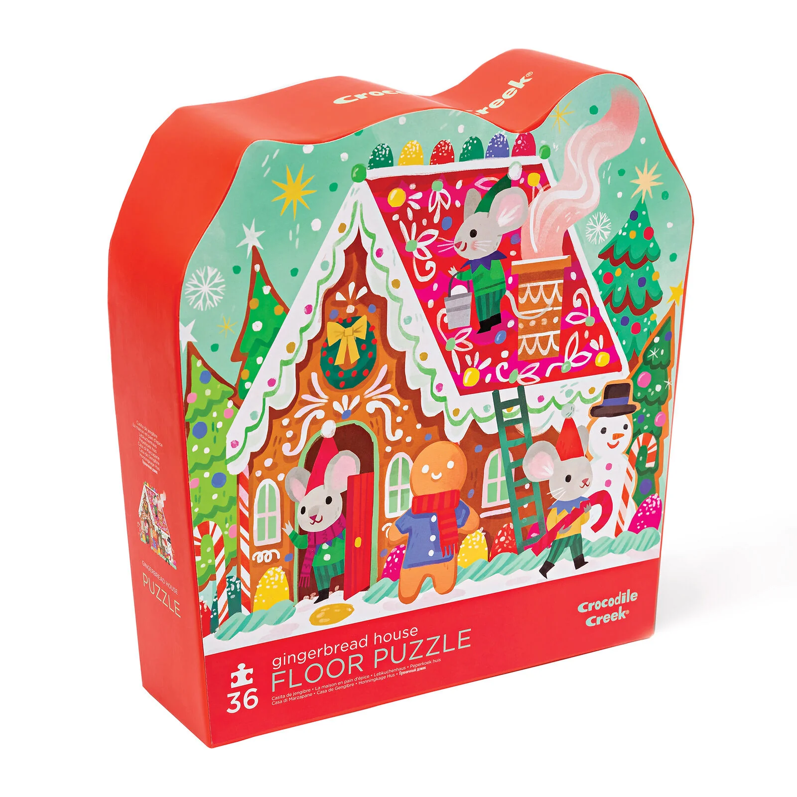 Classic Floor Puzzle 36 piece - Gingerbread House - Image 3
