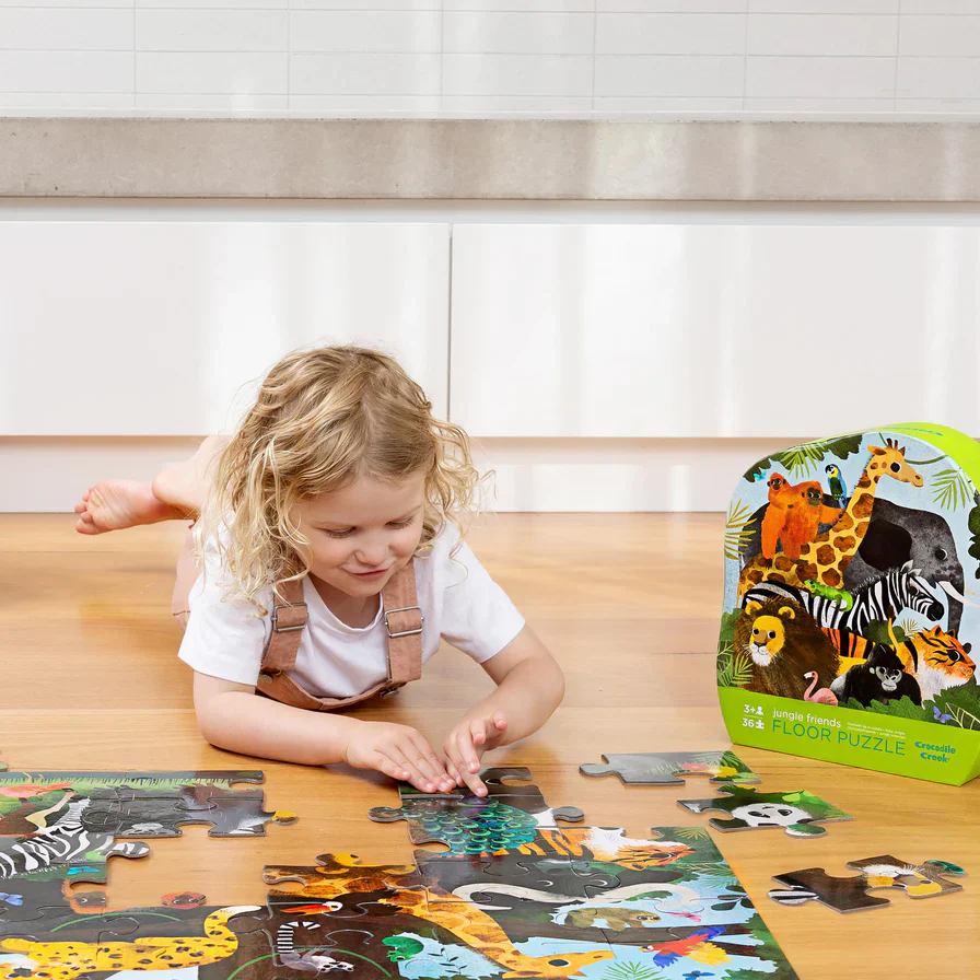 Classic Floor Puzzle 36 Piece - Jungle Friends - Image 3