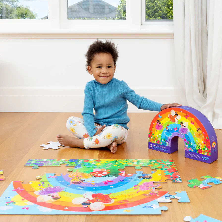 Classic Floor Puzzle 36 Piece - Rainbow - Image 3